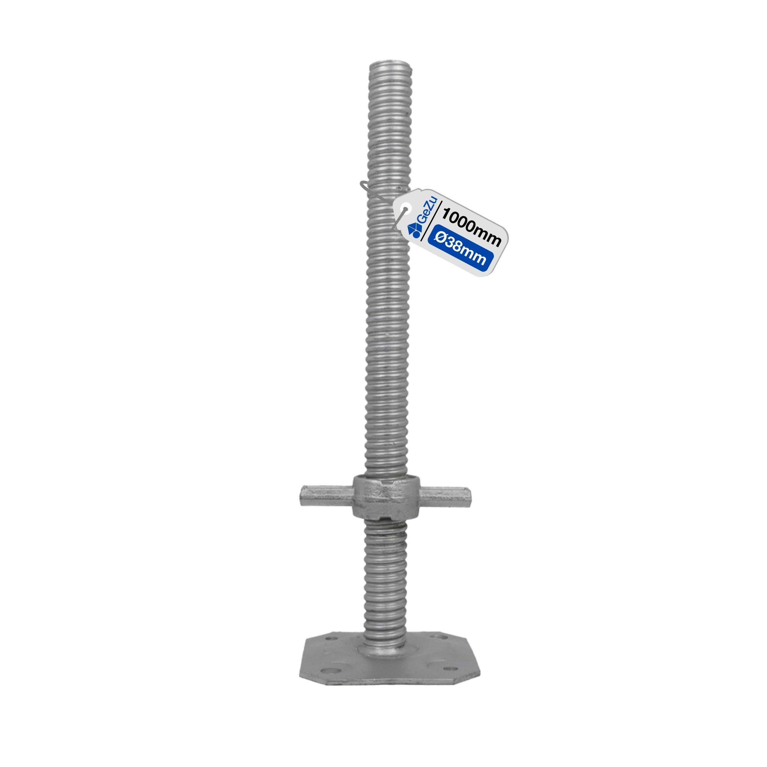 Justerbar Stillasspindel med Fotplate | Skruespindel Bundle