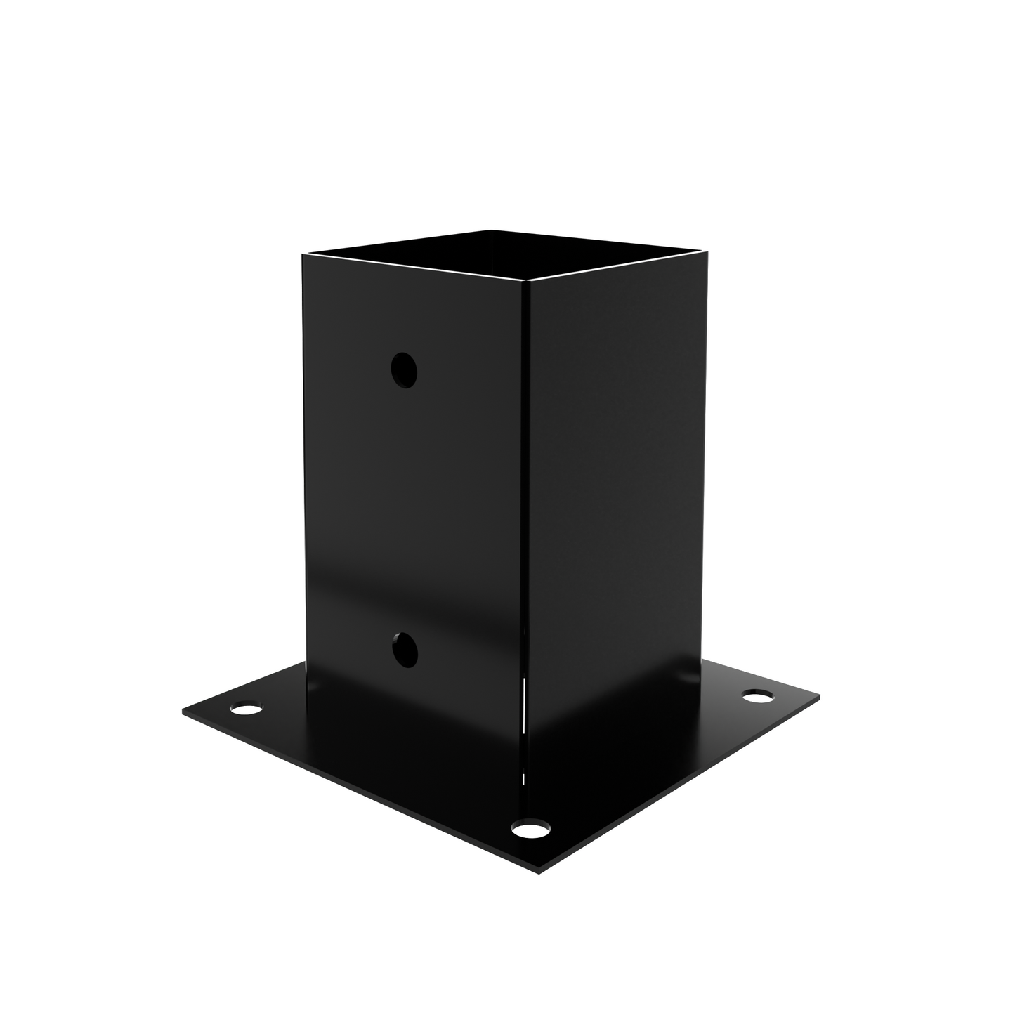Square bolt down post support base