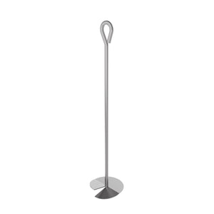 Ground anchor with a helical plate
