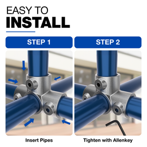 3 way outlet tee tube clamp - detail view 4