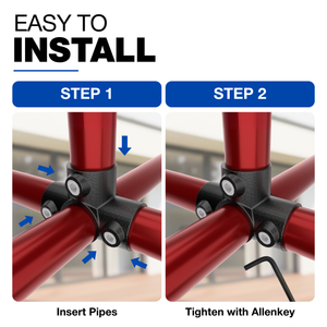 3 way outlet tee tube clamp - detail view 10