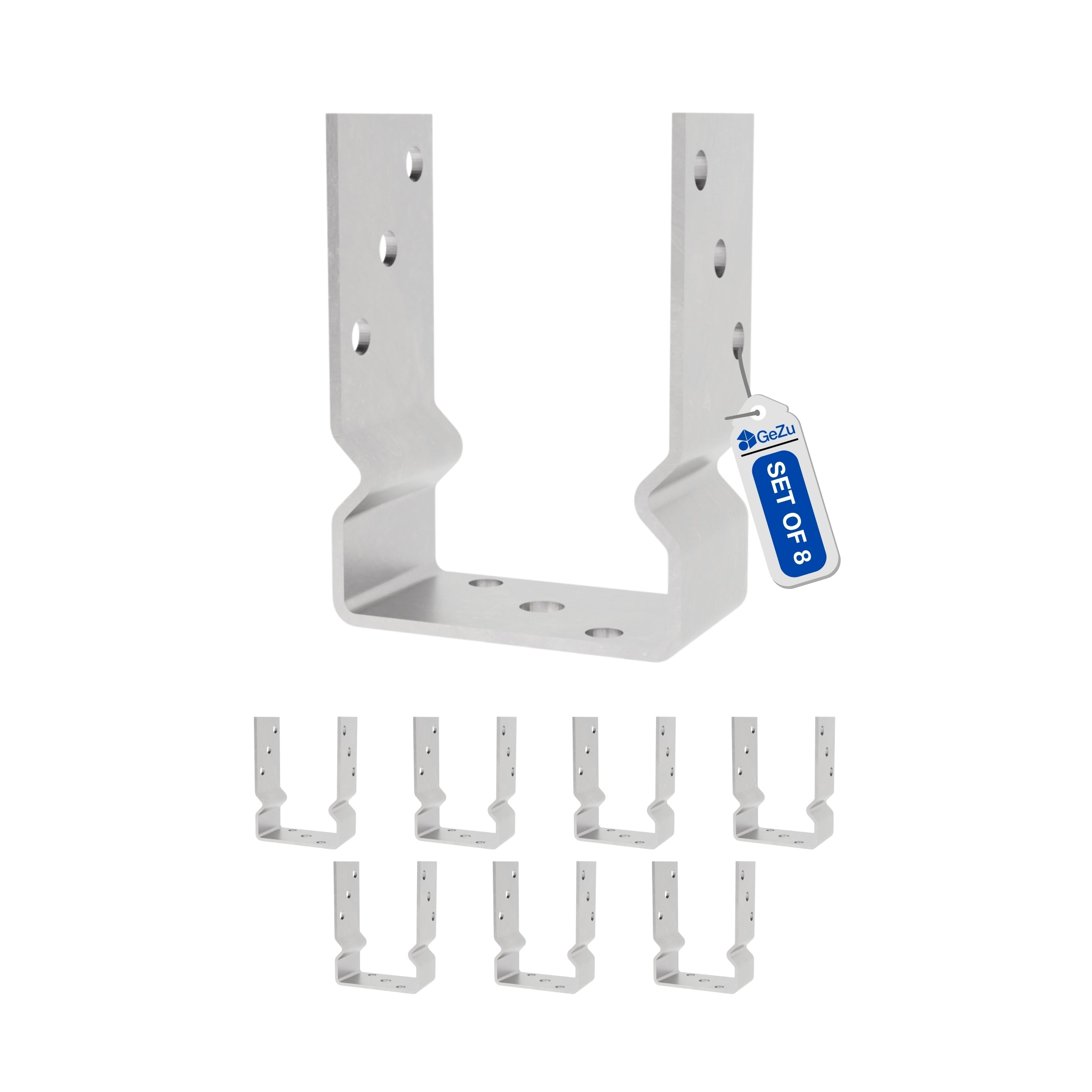 U Shaped Bracket with Bend | Fence Post Support Bundle