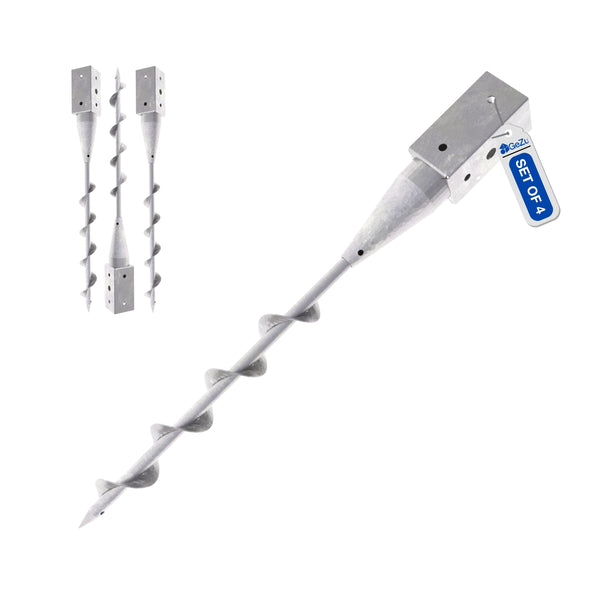 Ground Screw Post Anchor Bundle