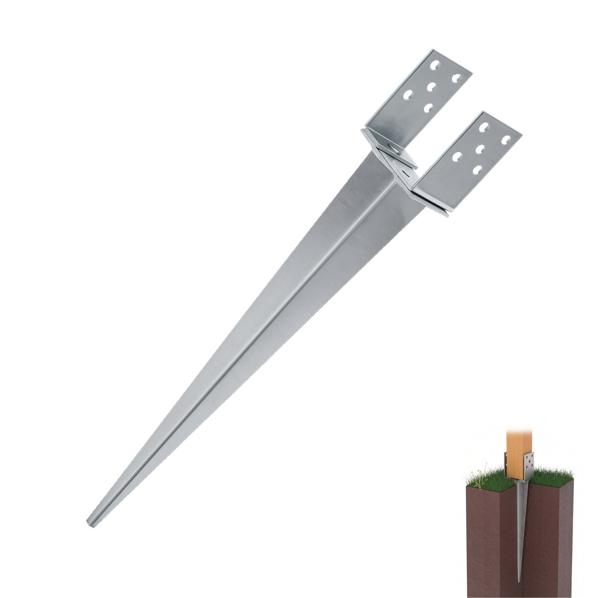 Adjustable Width Post Spike Bundle