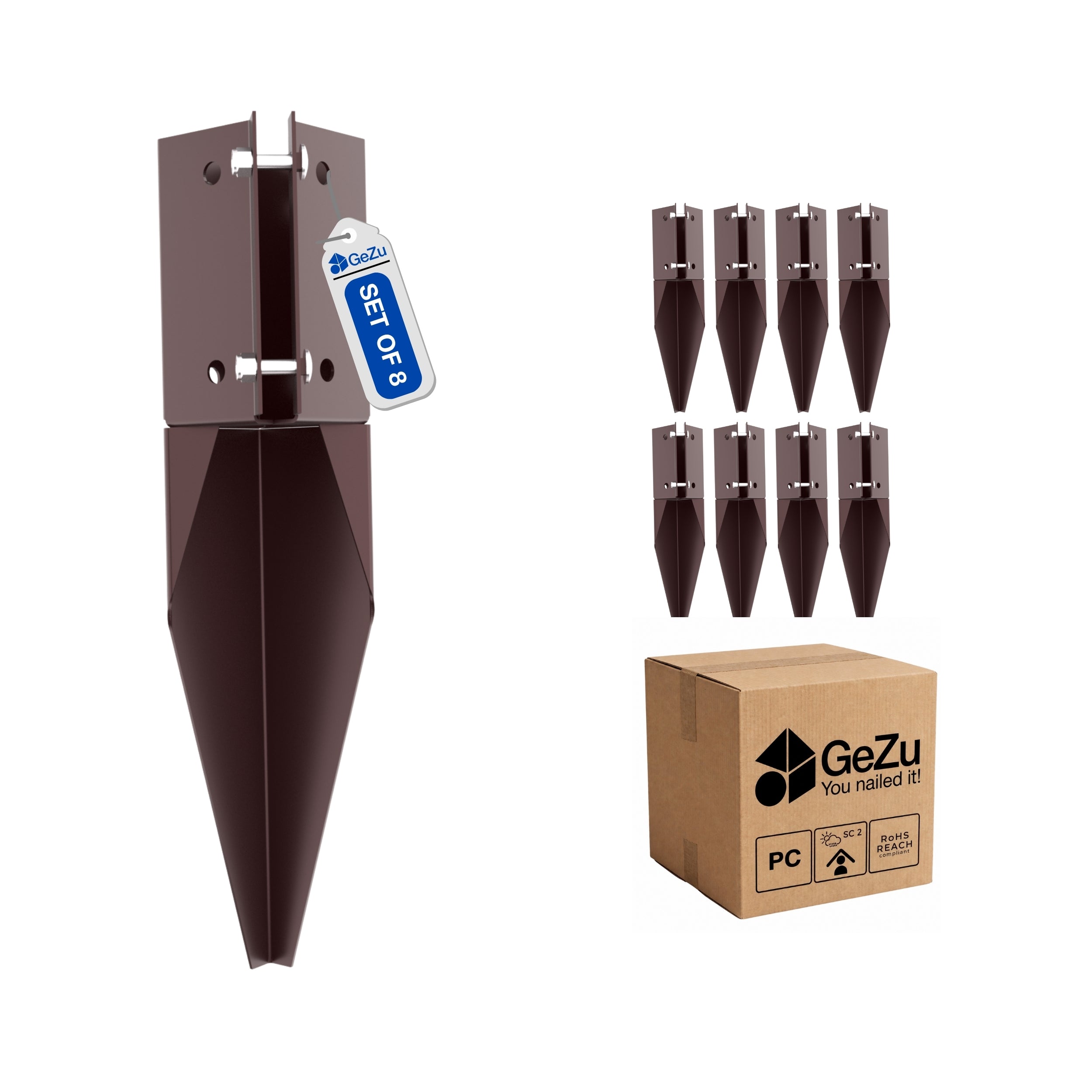 Swift Clamp reparationsspyd til stolpe Bundle