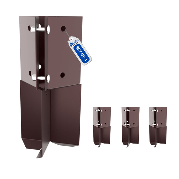 Swift Clamp Concrete In Post Support | Metpost Bundle