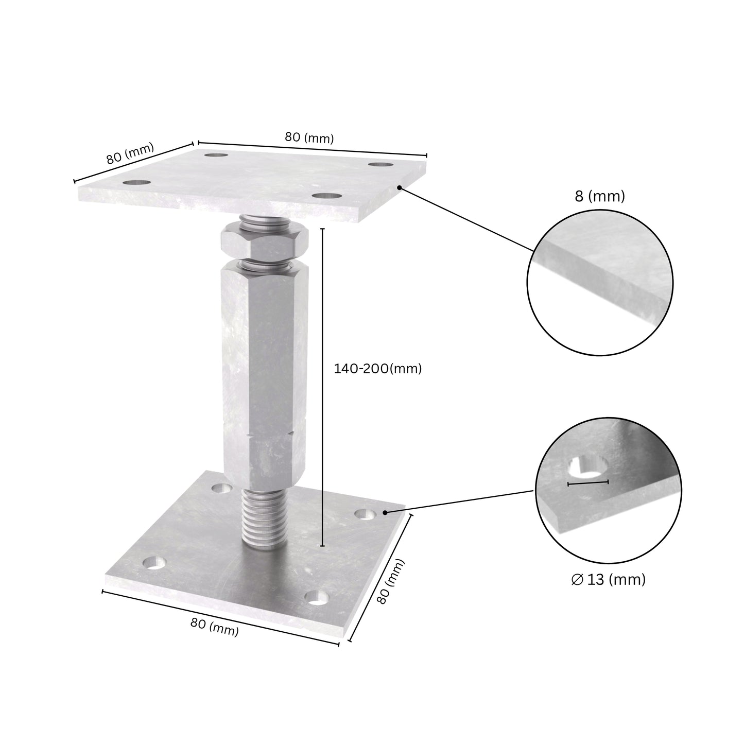 Adjustable Post Base