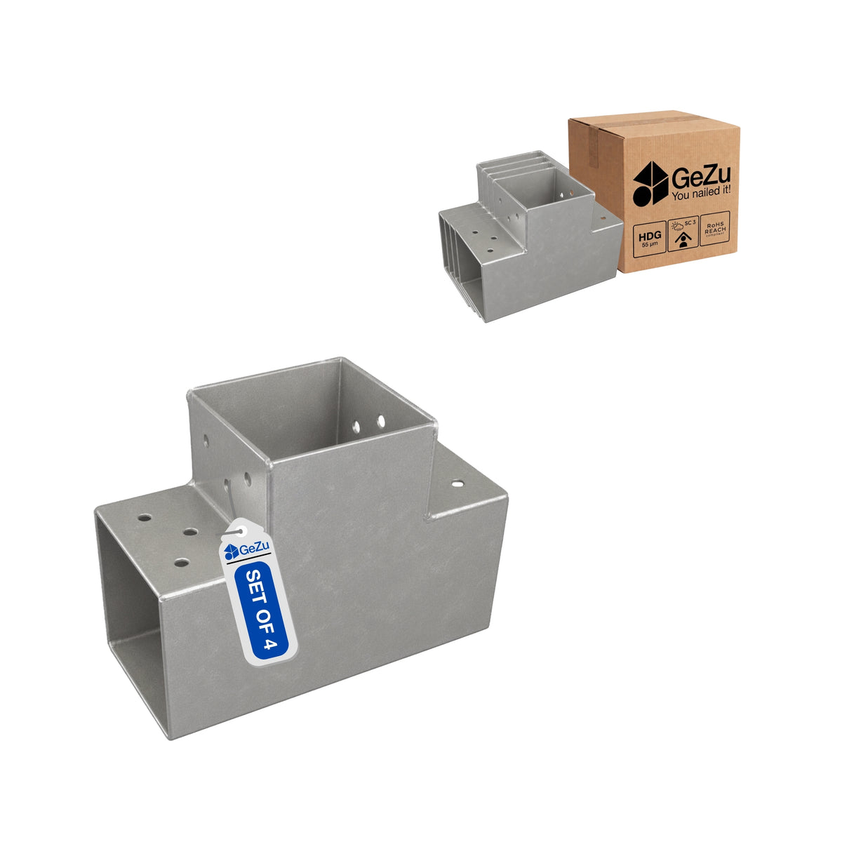 Pergola connector - 71 x 71 mm - Gezu Impex