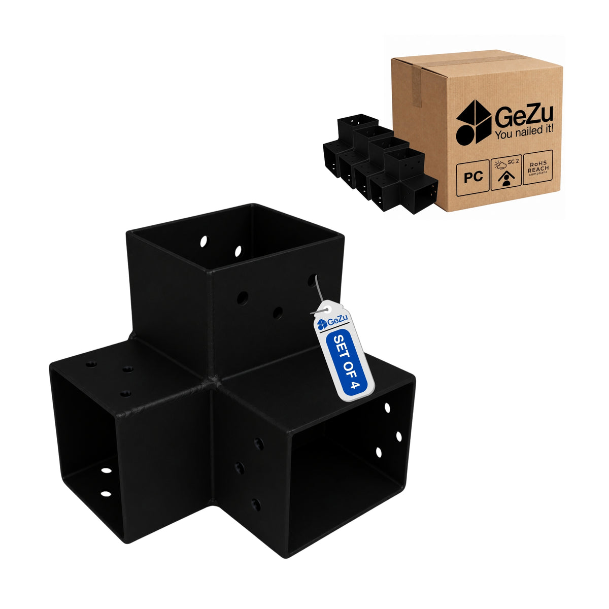 Pergola connector - 71 x 71 mm - Gezu Impex