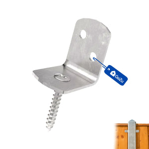 L shape fence panel brackets - 77 x 32 x 37 mm - Gezu Impex