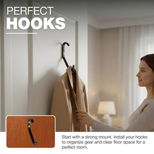 Wall hook - size chart 2