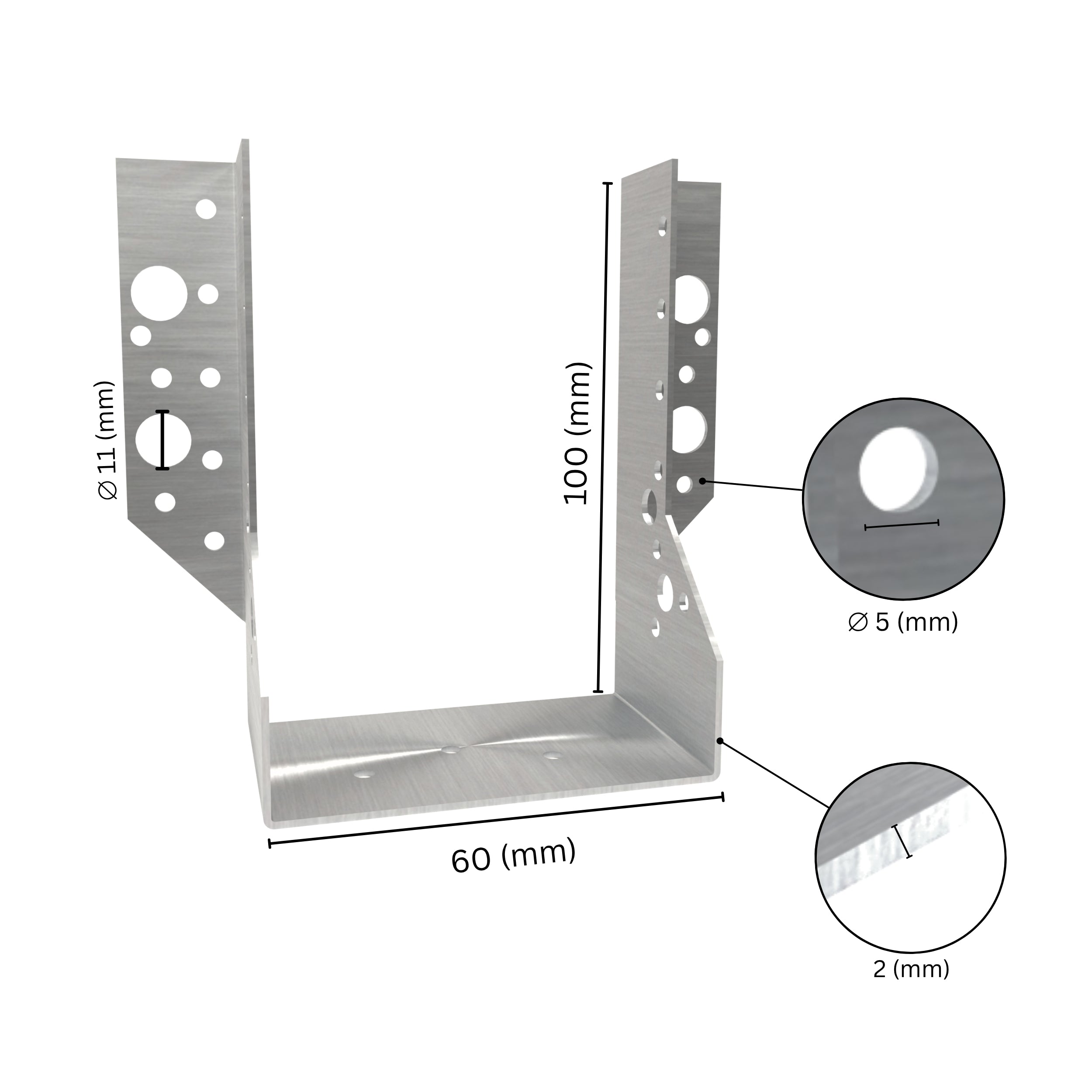 Joist Hanger Beam Shoe Type A - External Flange