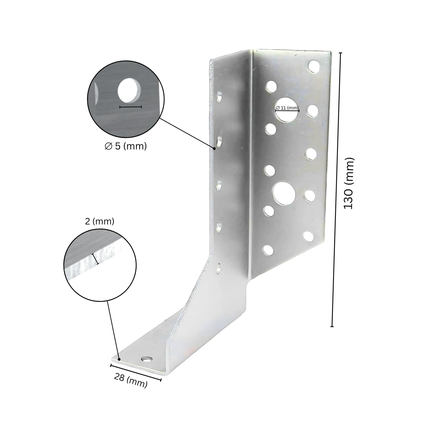 Adjustable joist hanger