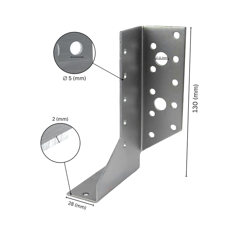 Adjustable joist hanger