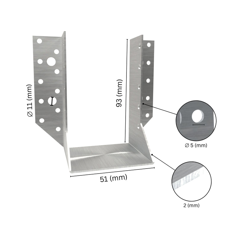 Joist Hanger Type A - Outward Flange