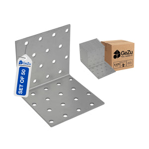 Perforated right angle bracket, pack of 50 - detail view 3