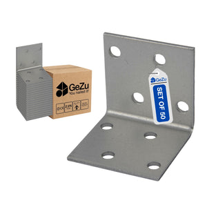 Perforated angle bracket - 40 x 40 x 40 x 2 mm - Gezu Impex