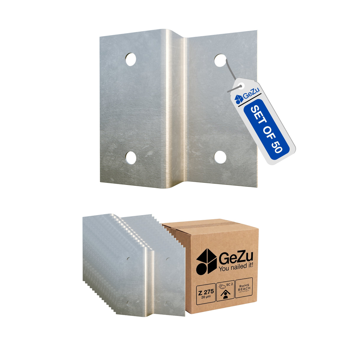 Trellis Z clip - 60 x 1.8 mm - Gezu Impex