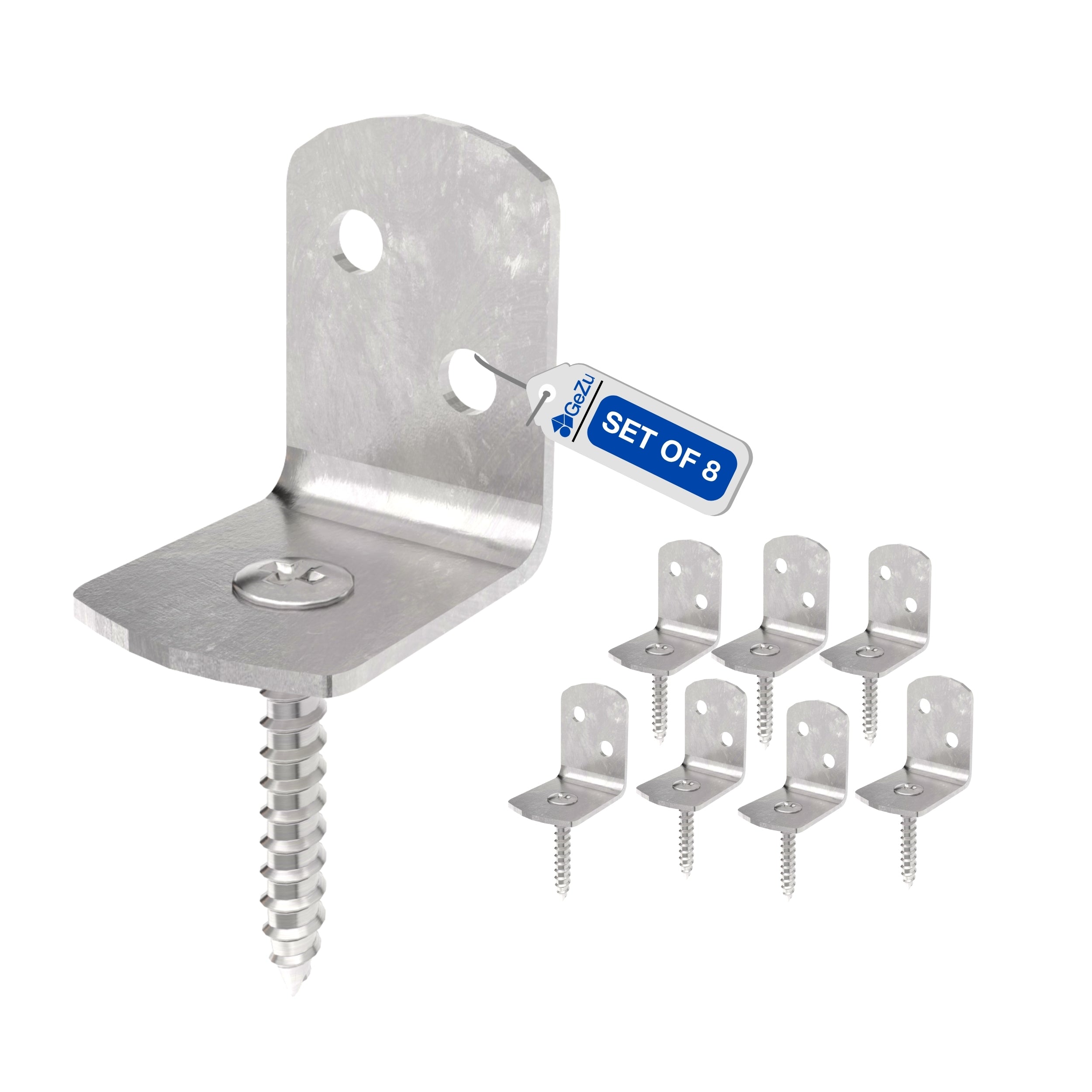L-Shape Braided Fence Panel Bracket | Wattle Fence Holder