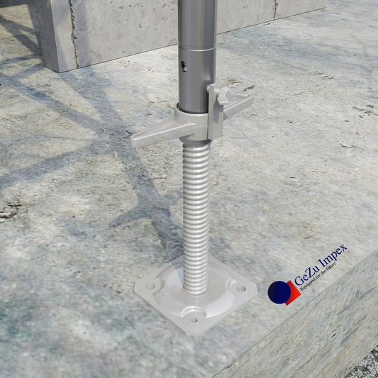 Adjustable Scaffolding Screw Jack with Wings Nut