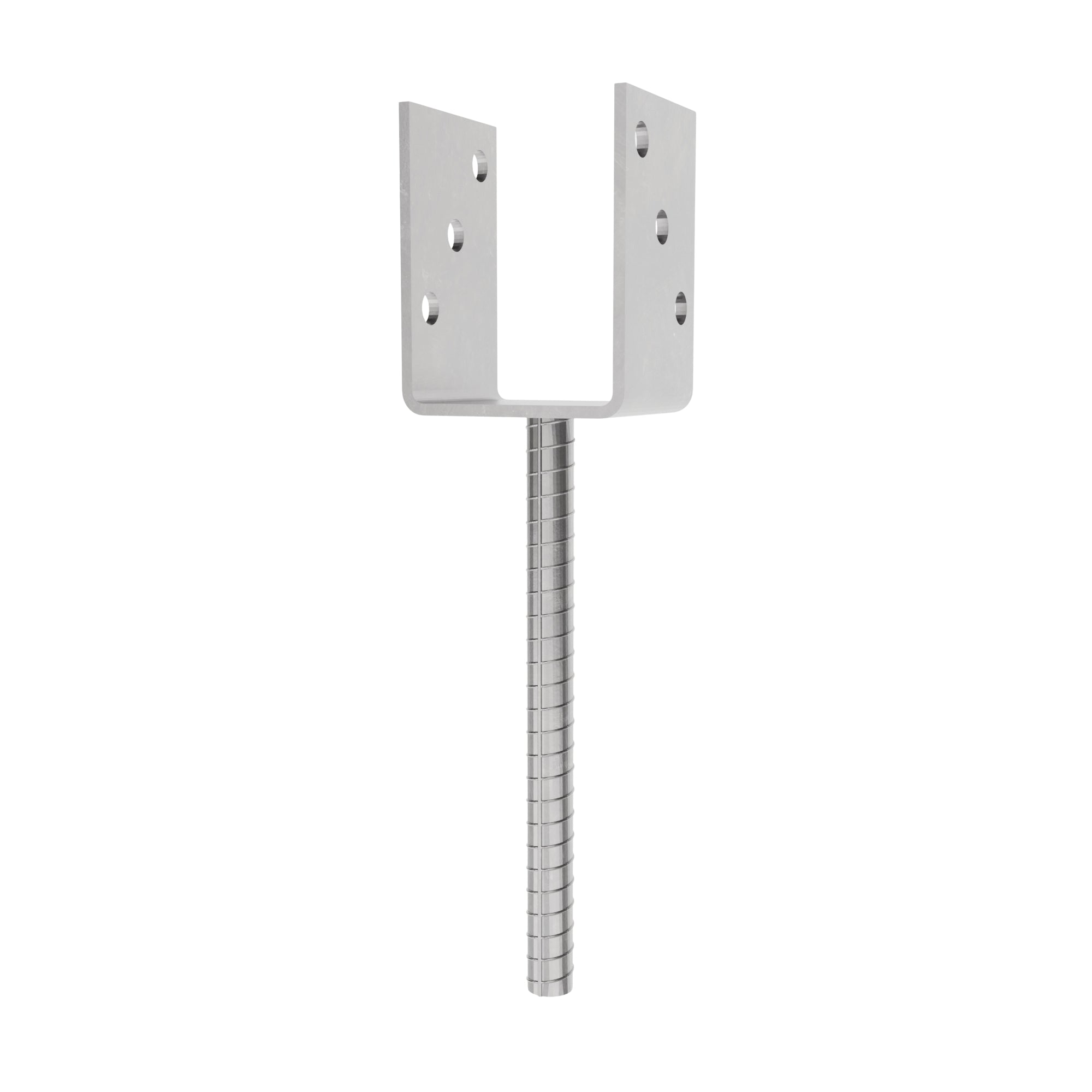 U shape post support to be concrete in