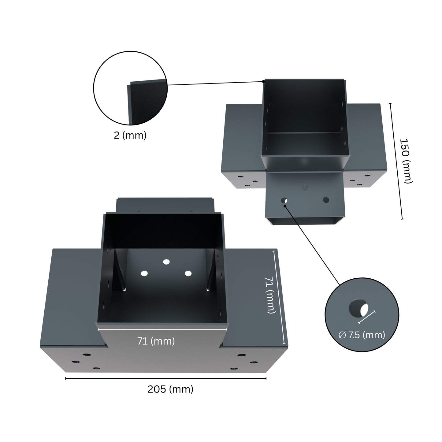 Pergola Bracket | Post Connectors X