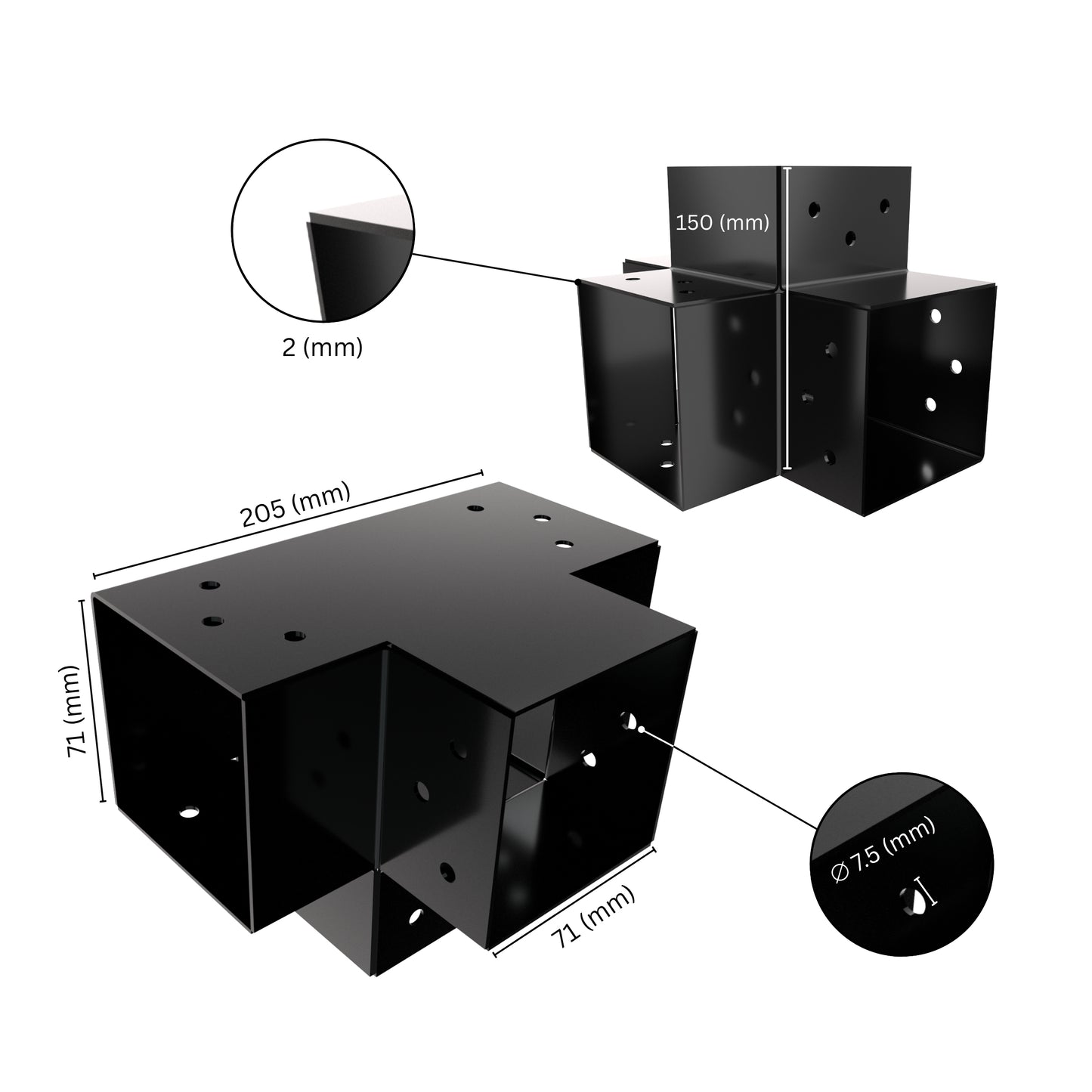 Pergola Bracket | Post Connectors X