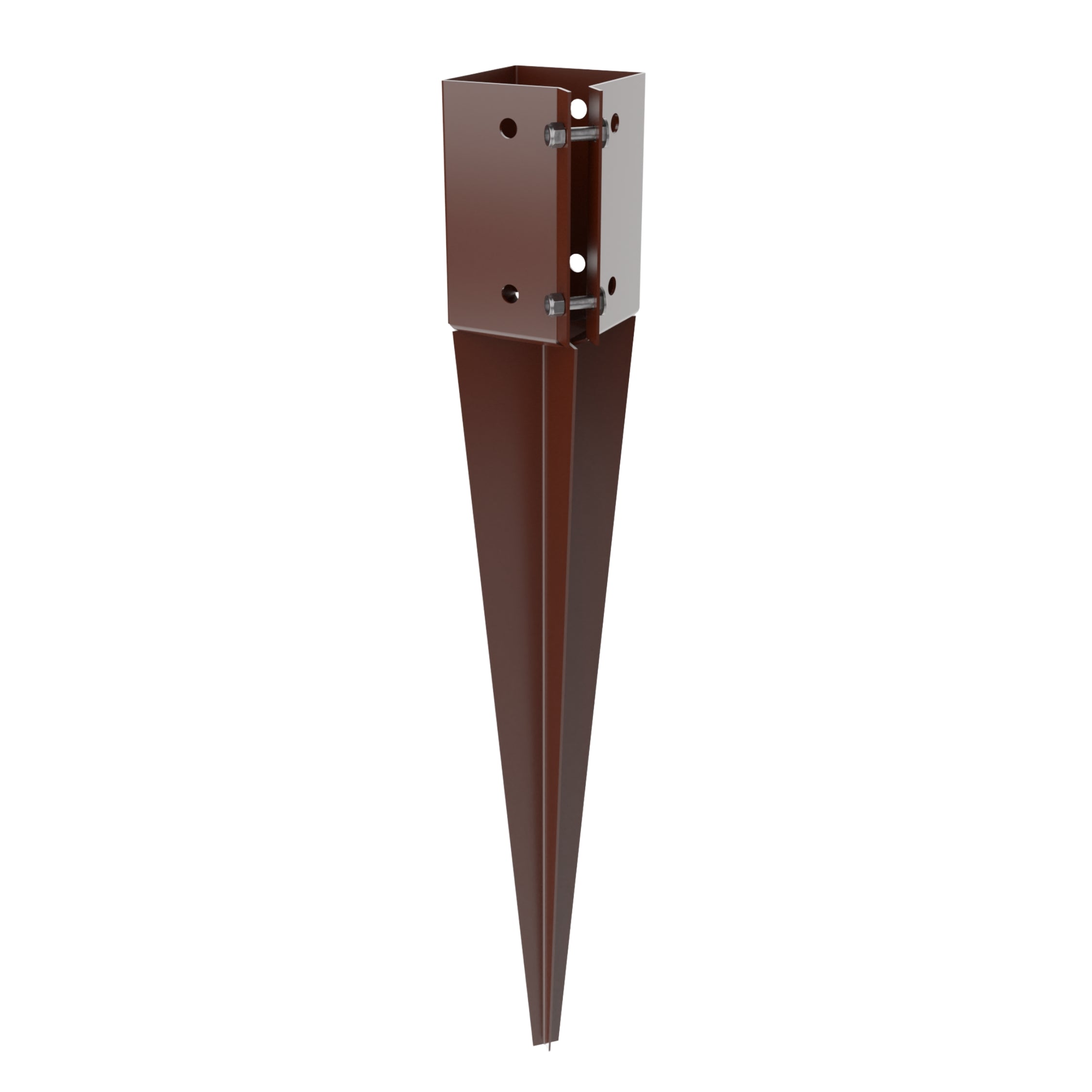 Swift Clamp Drive In Post Spike powder coated