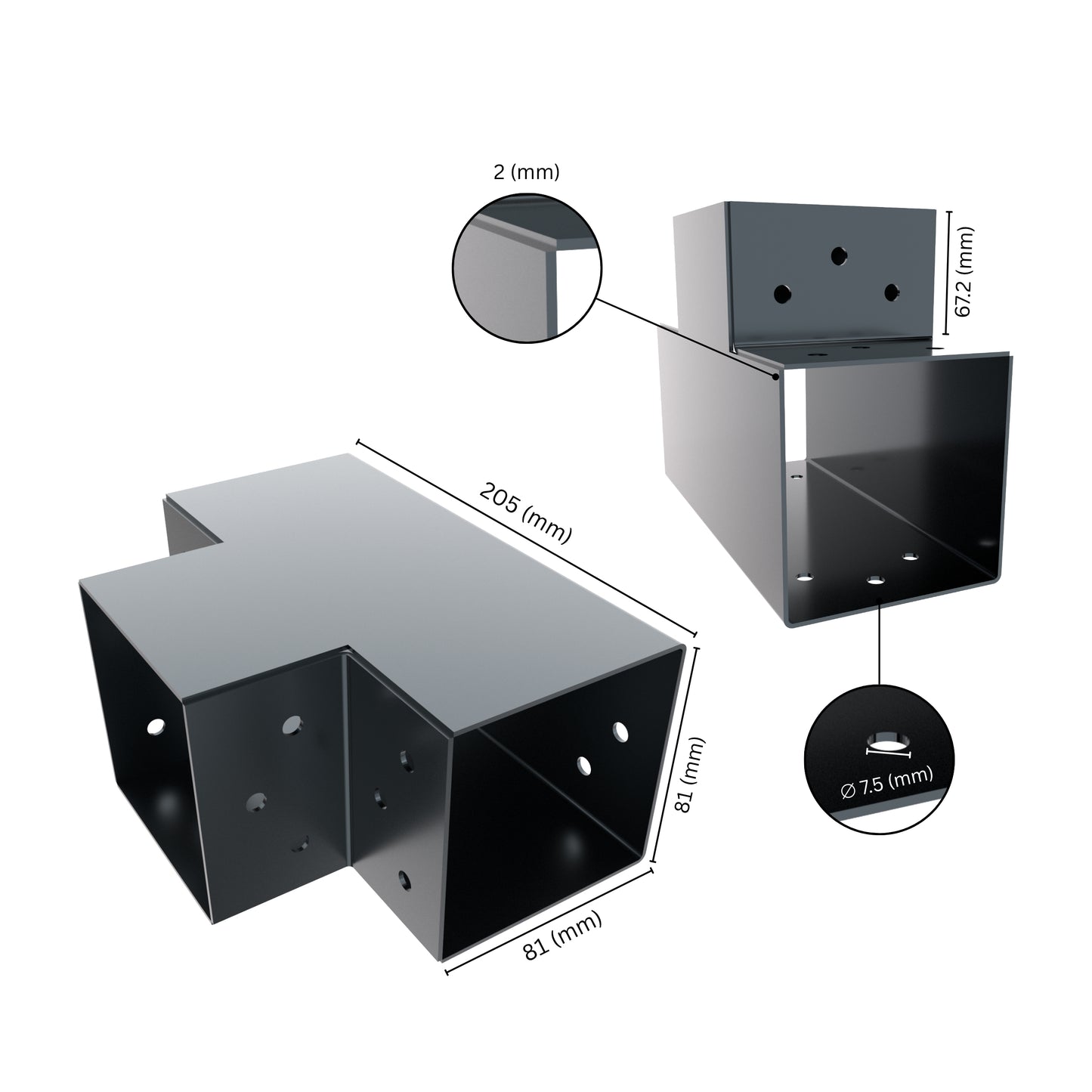 Pergola Bracket | Post Connectors T