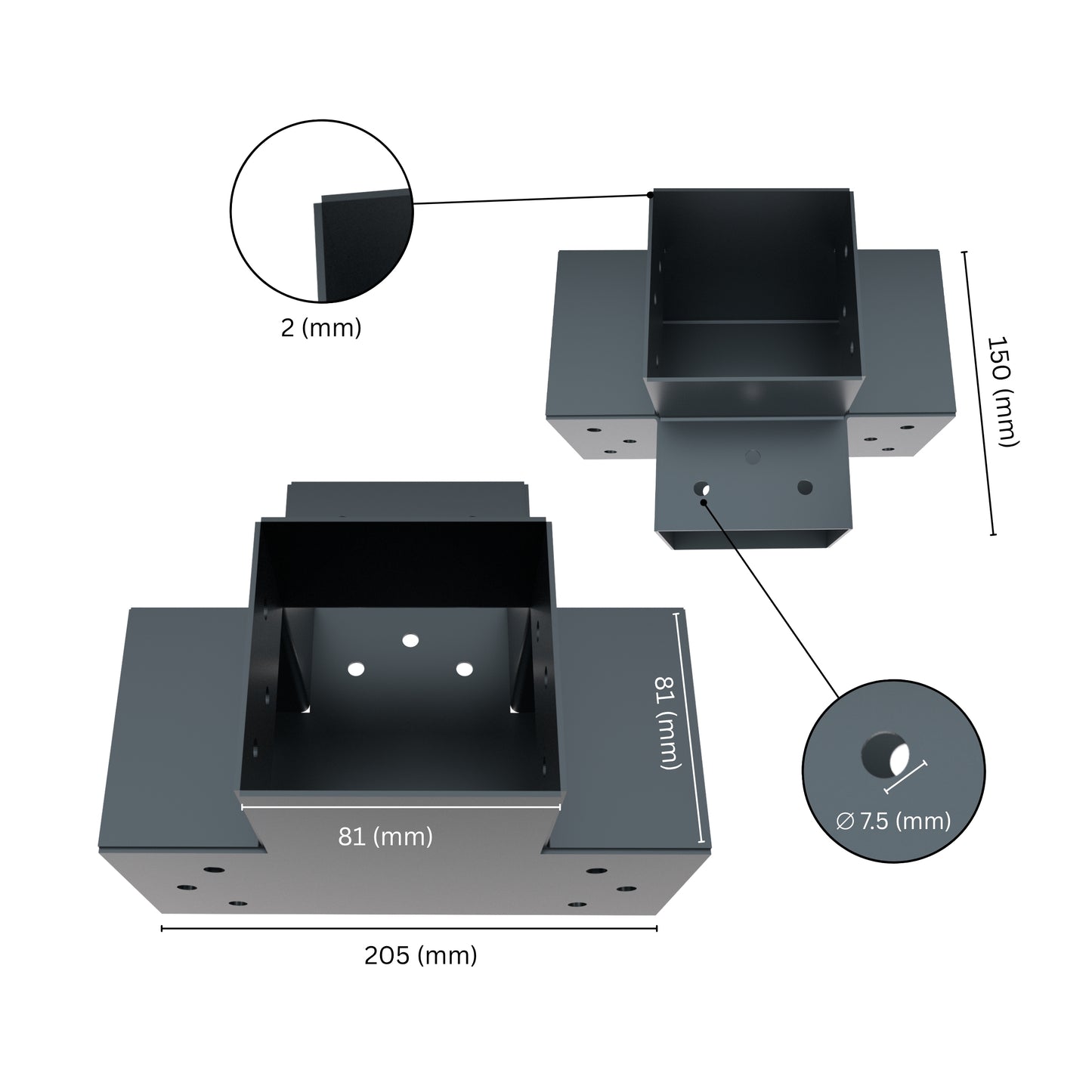 Pergola Bracket | Post Connectors X