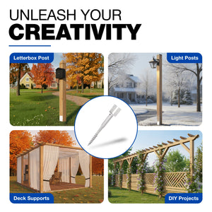 No dig ground screw anchor U model bundle - alternate view 12