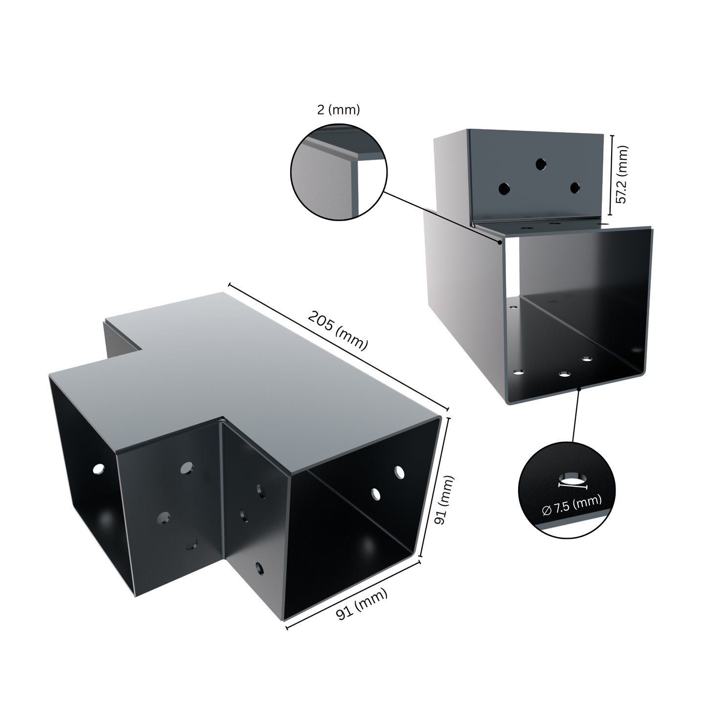 Pergola Bracket | Post Connectors T