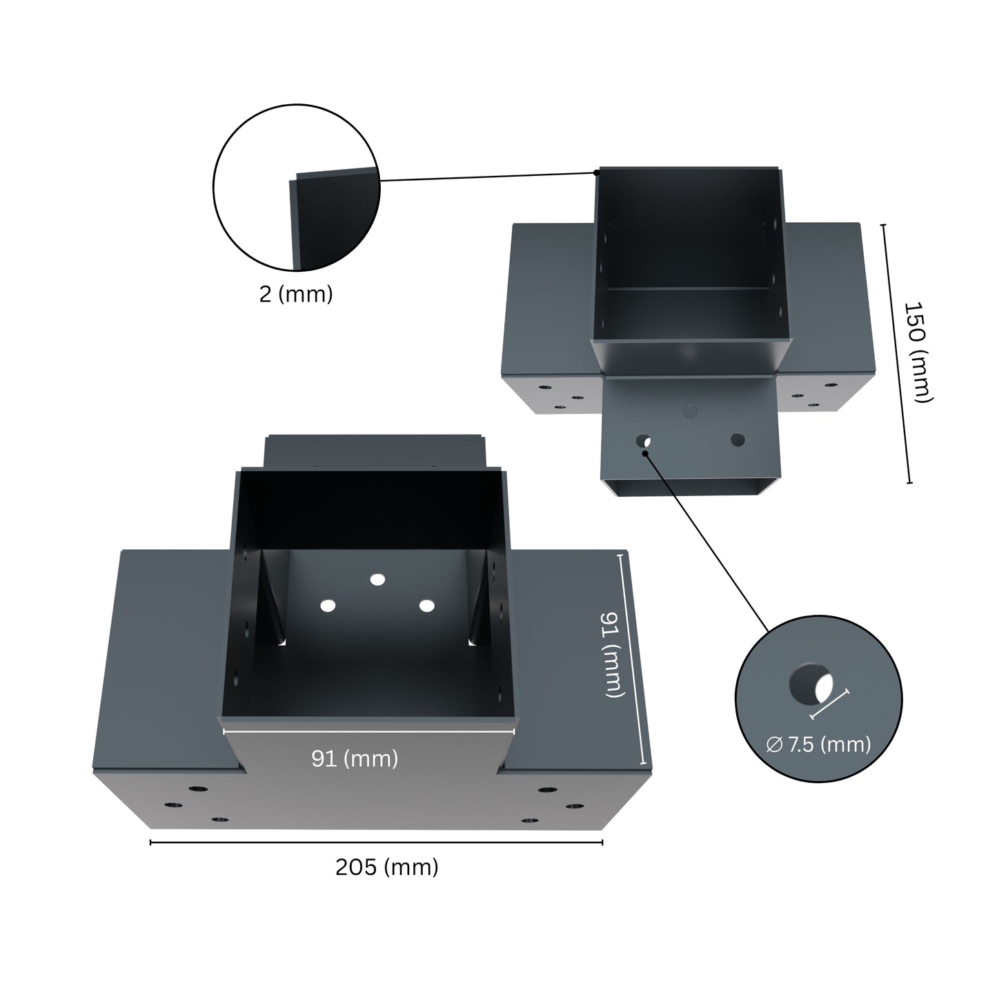 Pergola Bracket | Post Connectors X