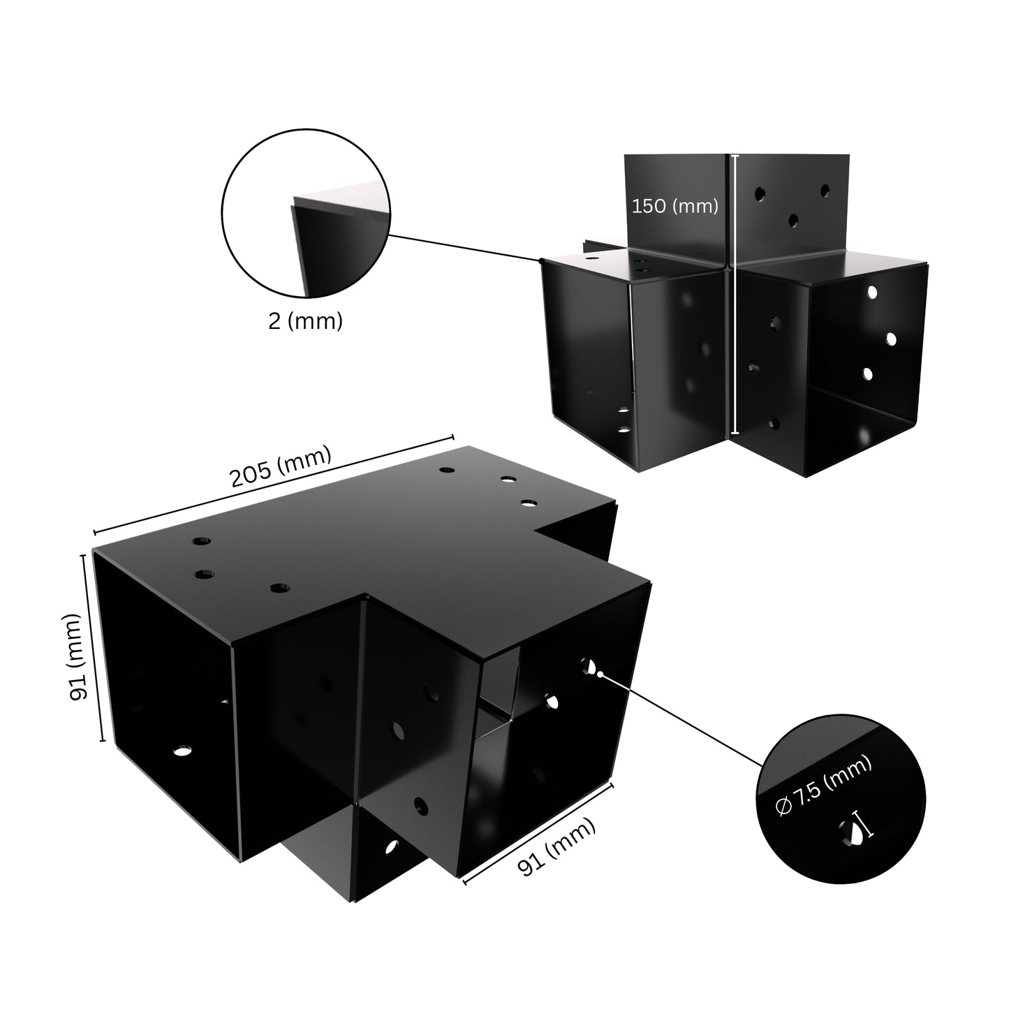 Pergola Bracket | Post Connectors X