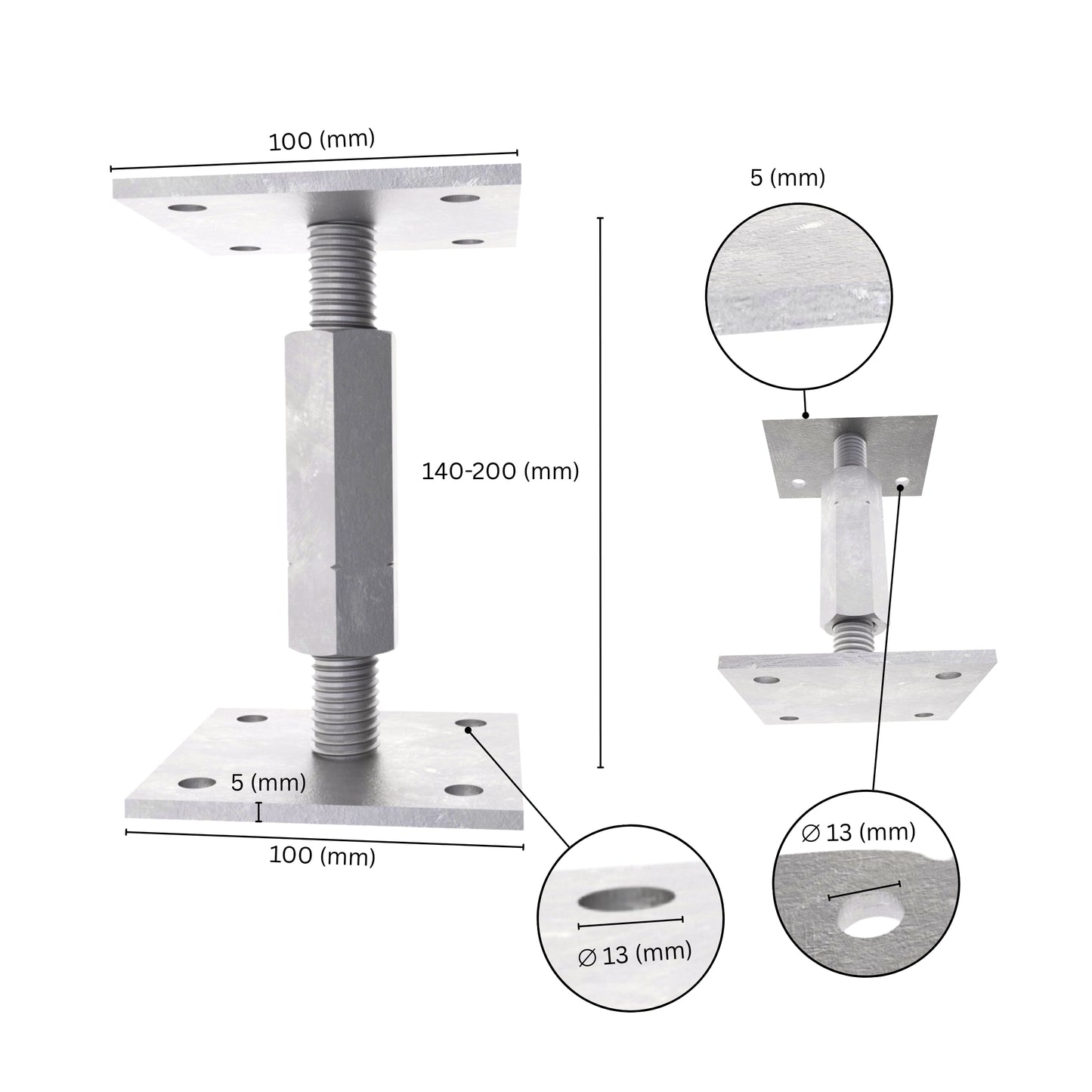Adjustable Post Base
