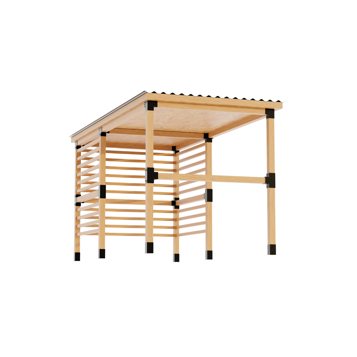DIY carport frame kit - detail view 12