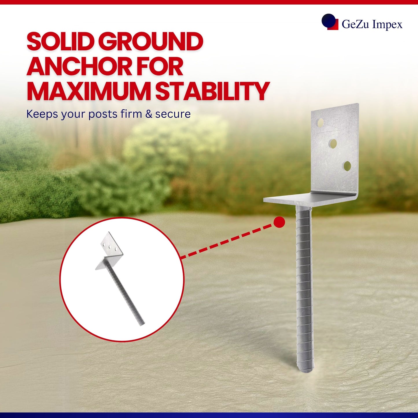 Concrete Post Anchor Type L