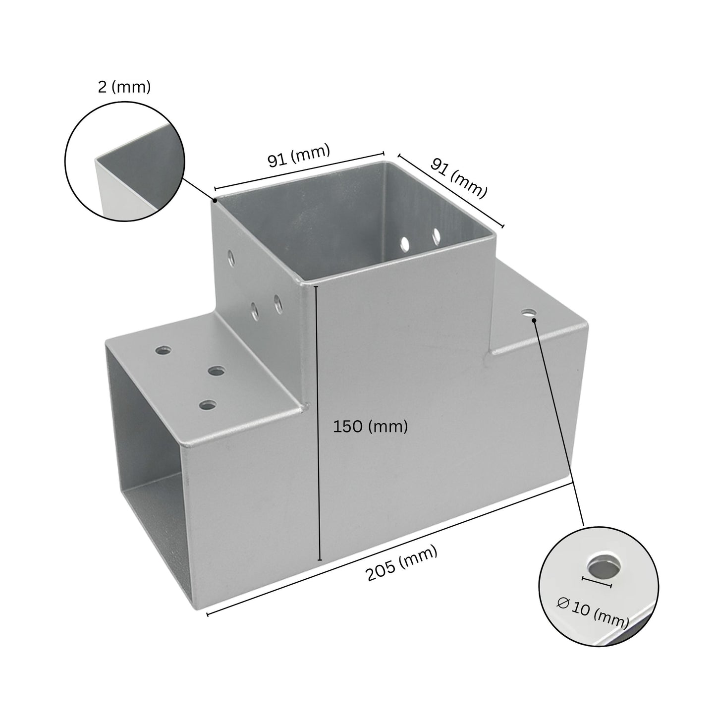 Pergola Bracket | Post Connectors T