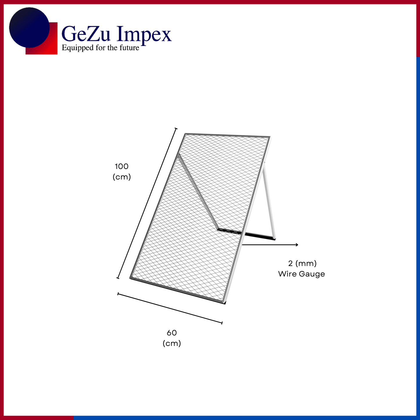 100 x 60 cm / Hot Dip Galvanised