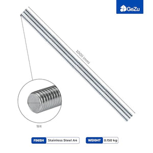Threaded rod, galvanised steel studding - detail view 4