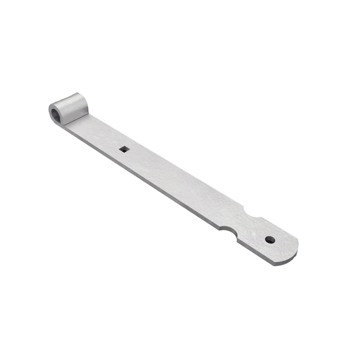 Galvanised gate band hinge for heavy wooden gates