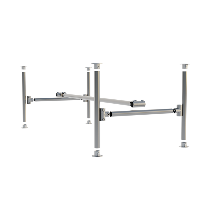 Kit de estructura de mesa – 42 mm, galvanizado.