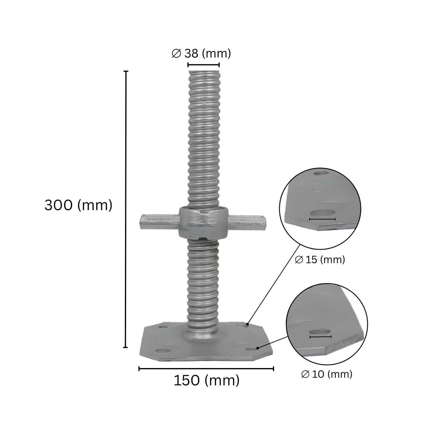Adjustable Scaffolding Screw Jack