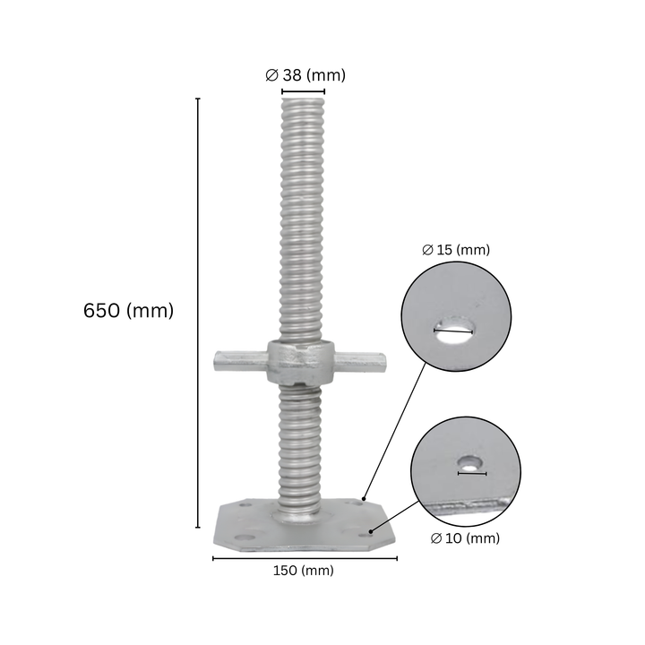 Adjustable Scaffolding Screw Jack