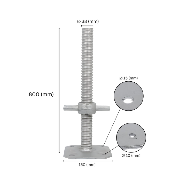 Adjustable Scaffolding Screw Jack