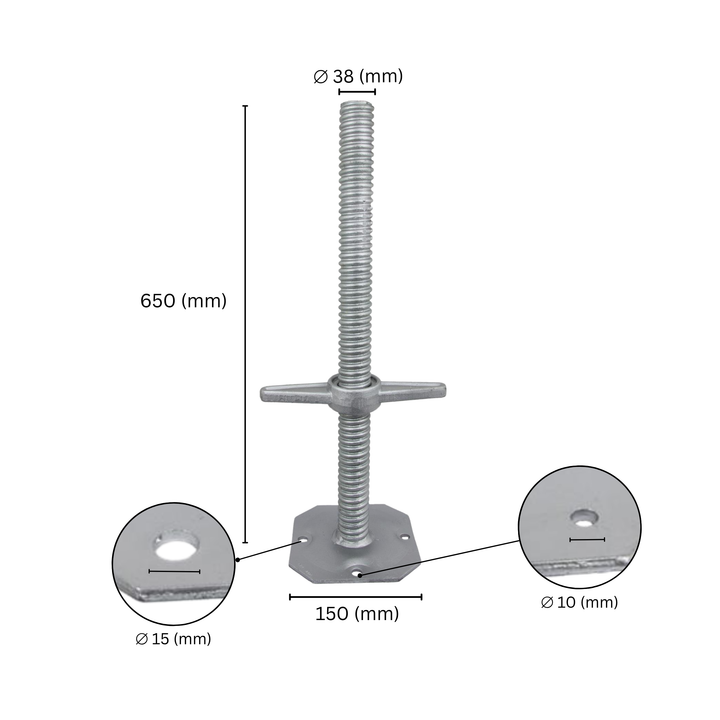 Adjustable Scaffolding Screw Jack
