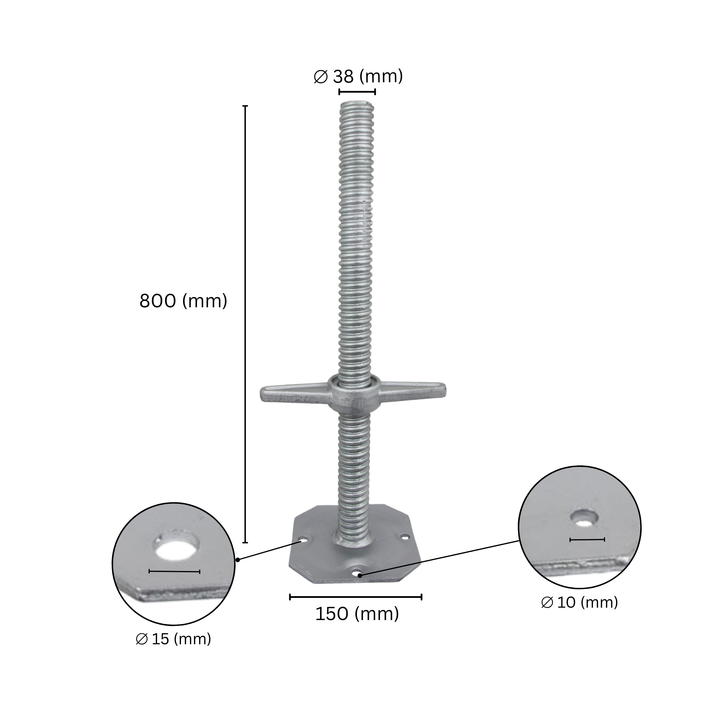Adjustable Scaffolding Screw Jack