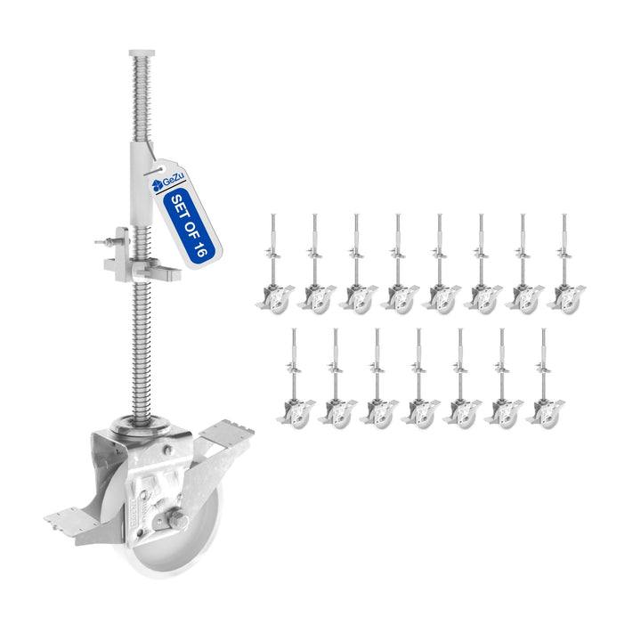 Adjustable Scaffolding Caster Wheel With Brake Bundle