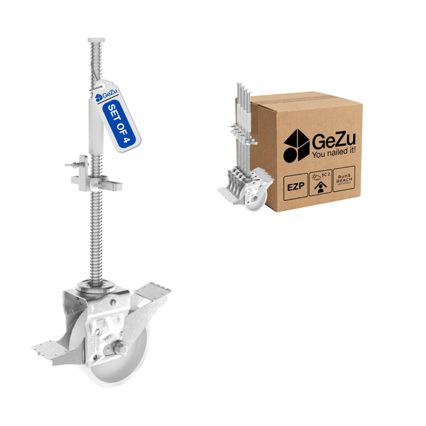 Adjustable Scaffolding Caster Wheel With Brake Bundle