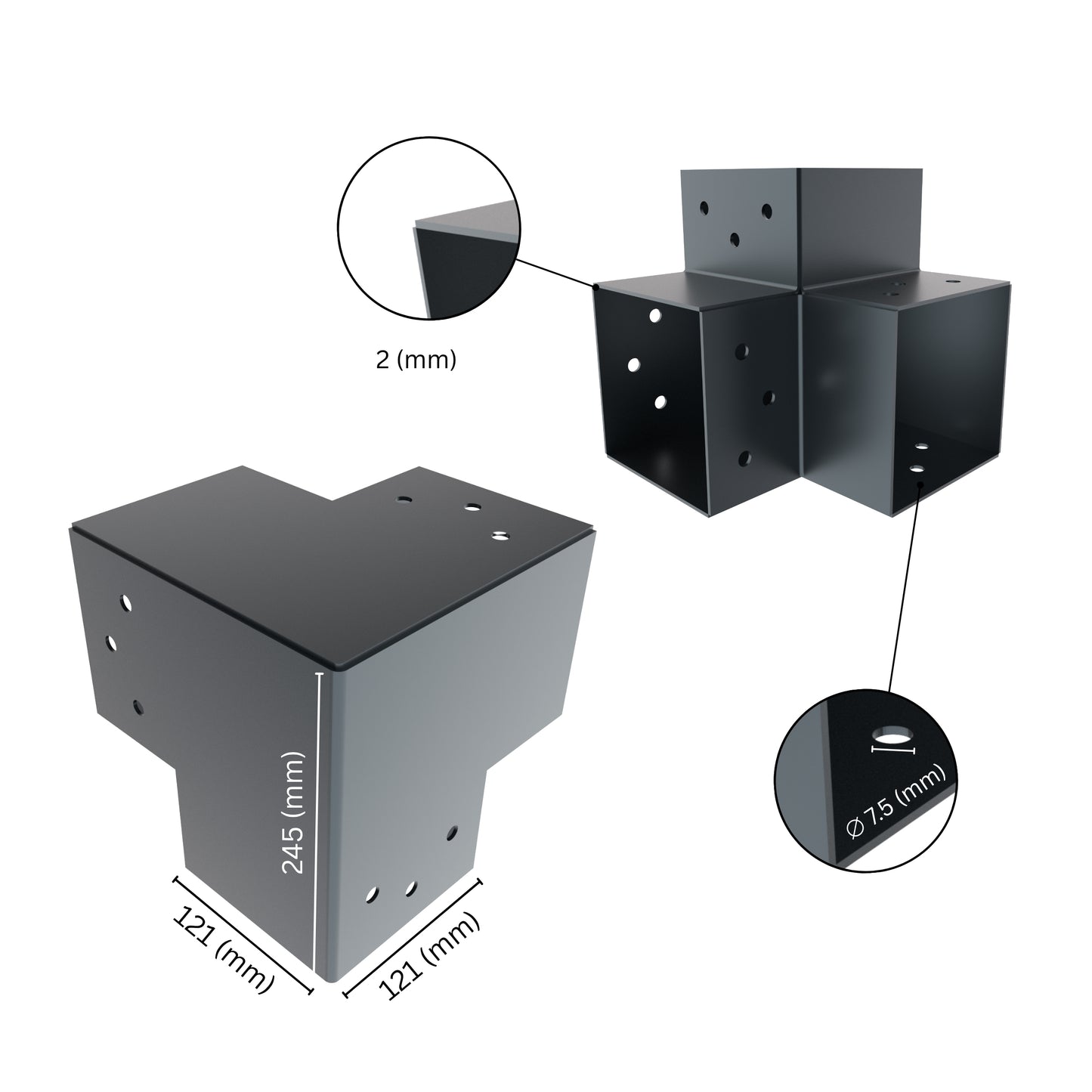 Pergola Bracket | Post Connectors Y